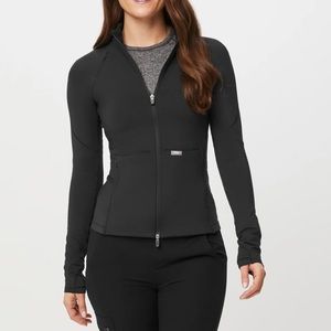 - Figs On-Shift Contour knit jacket